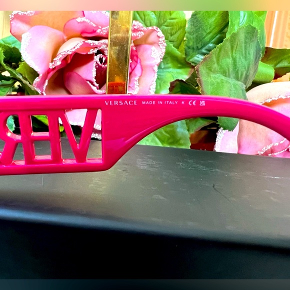 Versace Unisex Sunglasses in Hot Pink - Picture 6 of 12